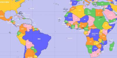 Cape Verde vendndodhjen në hartë të botës